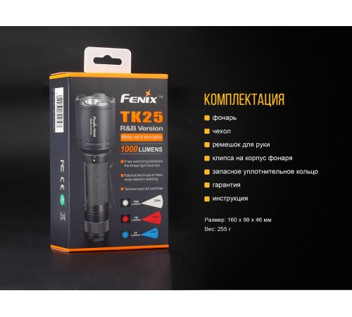 Фонарь Fenix TK25RB