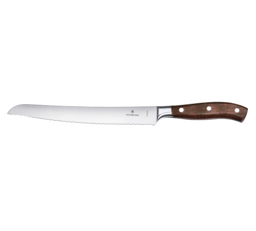 Набор из 6 кованых кухонных приборов VICTORINOX: 5 ножей и вилка, в подставке из бука