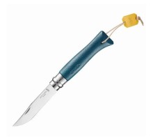 Нож Opinel №8, нержавеющая сталь, синий, лимитированная