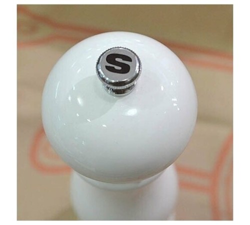 Мельница механическая для соли Peugeot Paris Select in white lacquered, 12 см