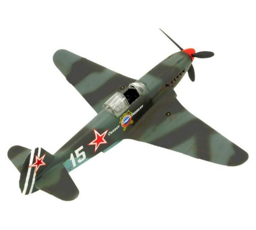 Сборная модель ZVEZDA Советский истребитель Як-3 (сборка без клея), 1/72
