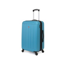 Чемодан SWISSGEAR USTER, голубой, АБС-пластик, 41x26x58 см, 62 л