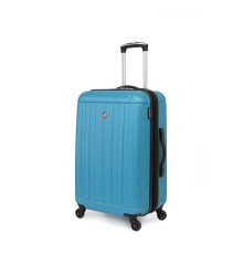 Чемодан SWISSGEAR USTER, голубой, АБС-пластик, 41x26x58 см, 62 л