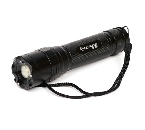 Ручной фонарь SKYWOODS TACTIC, 3000 люмен, USB-Type C, холодный свет, IP67