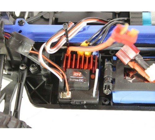 Радиоуправляемый шорт-корс Remo Hobby Rocket Brushless V2.0 (оранжевый) 4WD 2.4G 1/16 RTR