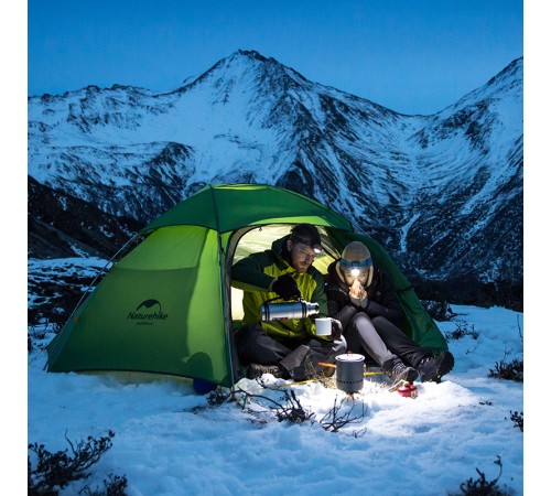 Палатка Naturehike Сloud Peak NH17K240-Y 20D двухместная, зеленая