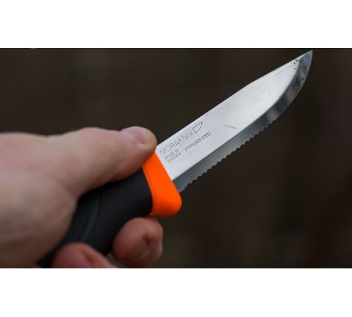 Нож Morakniv Companion F Serrated, нержавеющая сталь, 11829