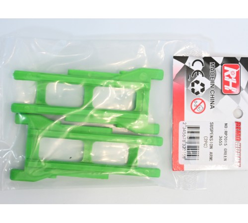 Рычаги передней подвески для Remo Hobby 1/8, тюнинг, зеленые