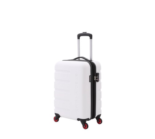 Чемодан SWISSGEAR TYLER, белый, АБС-пластик, 35 x 25 x 55 см, 37 л