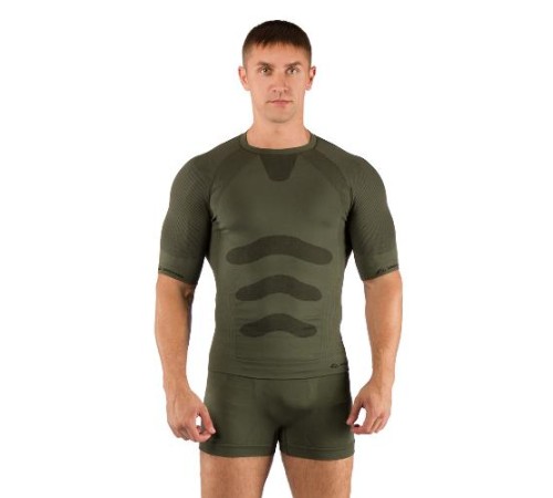 Футболка мужская Abel/ кор. рукав/ синтетика/ зеленый/ S-M, Abel6262SM