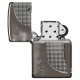 Зажигалка ZIPPO Armor™ Wolf  с покрытием High Polish Black Ice®, латунь/сталь, чёрная, 38x13x57 мм