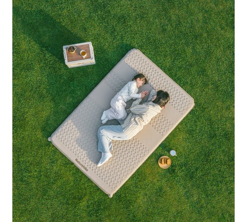 Коврик Naturehike CNK2300WS012 самонадувной двухспальный коричневый 6,5см,6927595753989