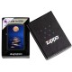 Зажигалка ZIPPO Moon Sunset с покрытием Black Light, латунь/сталь, чёрная, матовая, 38x13x57 мм