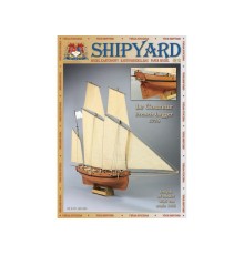 Сборная картонная модель Shipyard люгер Le Coureur (№51), 1/96