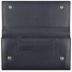 Кошелёк женский BUGATTI Lady Top, тёмно-синий, натуральная воловья кожа, 20х2,5х10,5 см