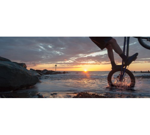 Водонепроницаемые носки DexShell Ultralite Biking Vivid Yellow M (39-42), DS642VM