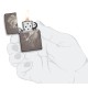 Зажигалка ZIPPO Lion Design с покрытием Black Ice®, латунь/сталь, чёрная, глянцевая, 38x13x57 мм