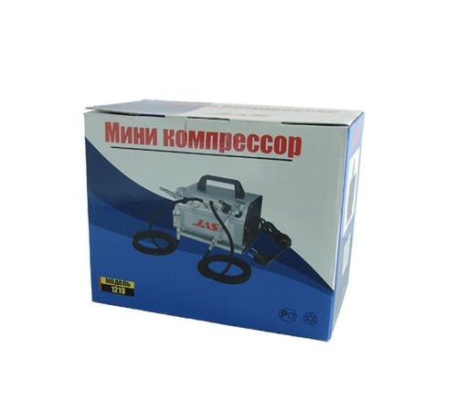 Компрессор 1210, с регулятором давления, автоматика, ресивер 0,3 л, 2 выхода