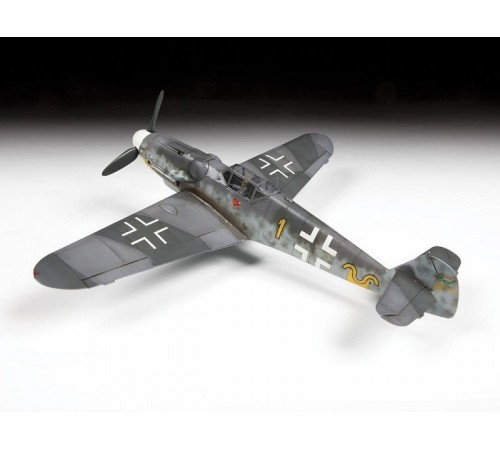 Сборная модель ZVEZDA Немецкий истребитель Мессершмитт BF-109G6, 1/48