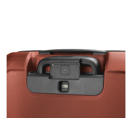 Чемодан VICTORINOX Connex, кирпично-красный, 100% поликарбонат Makrolon, 40x20x55 см, 34 л