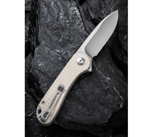 Складной нож CIVIVI Elementum D2 Steel Satin Finished Handle G10 Ivory