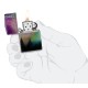 Зажигалка ZIPPO Colorful Sky с покрытием 540 Tumbled Chrome, латунь/сталь, разноцветная, 38x13x57 мм