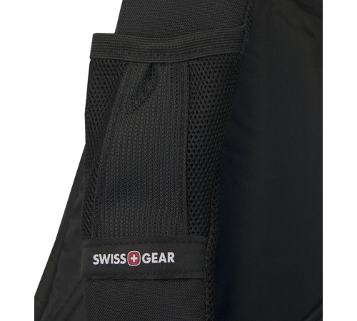 Рюкзак SWISSGEAR с одним плечевым ремнем, черный/красный, 25x15x45 см, 7 л