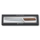 Нож для хлеба VICTORINOX Damast LE 2021, лезвие 22 см с волнистой заточкой, коричневый