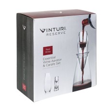 Набор из аэратора для красного вина Vinturi Reserve и декантера