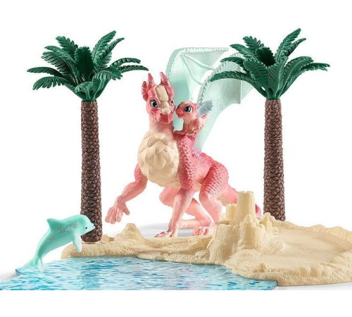 Фигурка Schleich Остров драконов с кладом