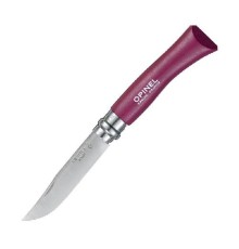 Нож Opinel №7, нержавеющая сталь, фиолетовый, блистер, 001609