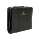 Кошелёк Cross Kelly Wall Black, кожа наппа, гладкая, цвет чёрный, 11,2 x 9,4 x 2 см