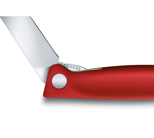 Нож для овощей VICTORINOX SwissClassic, складной, 11 см, красный