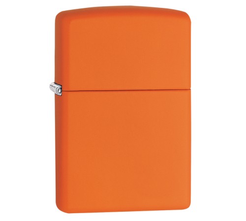 Зажигалка ZIPPO Classic с покрытием Orange Matte, латунь/сталь, оранжевая, матовая, 38x13x57 мм