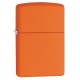 Зажигалка ZIPPO Classic с покрытием Orange Matte, латунь/сталь, оранжевая, матовая, 38x13x57 мм