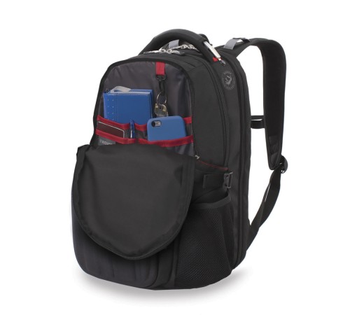 Рюкзак WENGER, 15'', черный, полиэстер 900D, 36х21х47 см, 35 л