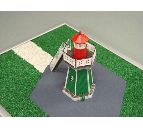 Сборная картонная модель Shipyard маяк Bunthauser Spitze Lighthouse (№54), 1/87