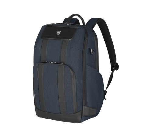 Рюкзак VICTORINOX Architecture Urban 2 Deluxe Backpack 15”, синий, полиэстер/кожа, 31x23x46 см, 23 л