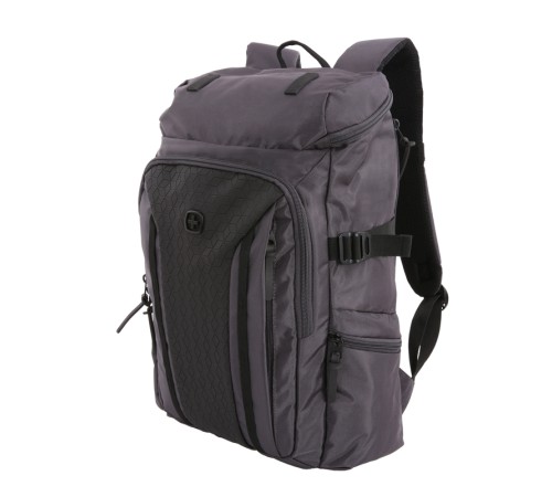 Рюкзак WENGER 15'', серый / чёрный, полиэстер 900D/ М2 добби, 29х15х47 см, 20 л
