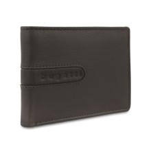 Портмоне BUGATTI Bomba, с защитой данных RFID, коричневое, кожа козы/полиэстер, 12,5х2х9 см