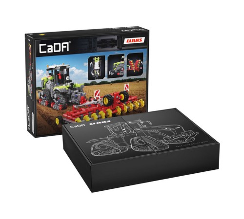 Конструктор CaDA трактор CLAAS XERION 5000 TRAC TS 1/32 (1336 деталей)