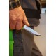 Нож Morakniv Basic 511 лимитированный 2024 углеродистая сталь, пласт. ручка (терракотовая) зеленая вставка, 14281