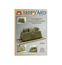 Сборная картонная модель Shipyard бронедрезина Leningrad(№43), 1/25
