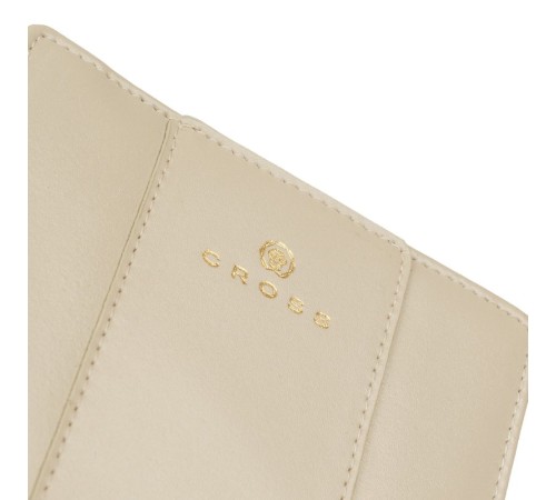 Кошелёк Cross Kelly Wall Ivory, кожа наппа, гладкая, цвет 
