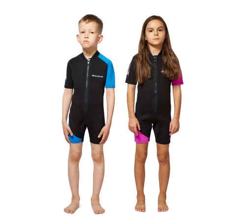 Детский гидрокостюм Salvimar Aquatic, 2 мм, розовый, L, на 12-14 лет