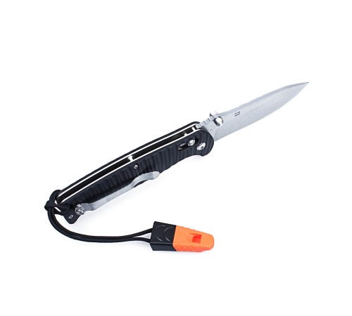 Нож Ganzo G7412P-WS черный, G7412P-BK-WS