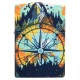 Зажигалка ZIPPO Compass с покрытием Glow In The Dark Green, латунь/сталь, разноцветная, 38x13x57 мм