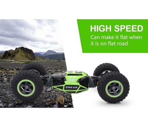 Радиоуправляемая машинка-перевертыш Hyper 2.4G 1/16 RTR (зеленая) + Ni-Cd и З/У