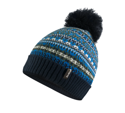 Шапка водонепроницаемая Dexshell Beanie Fair Isle, DH362BLU синяя L/XL 58-60 см, DH362BLULXL