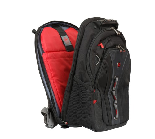 Рюкзак WENGER Legacy 16'', черный/серый, полиэстер/ПВХ, 35 x 25 x 45 см, 21 л